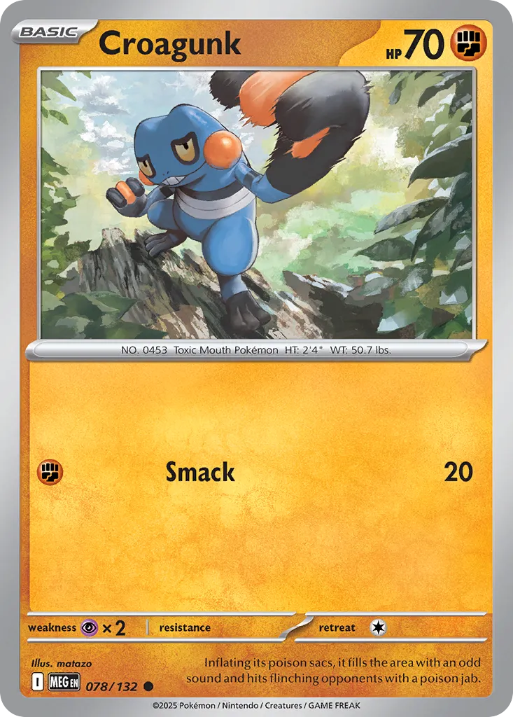 Croagunk 078/132 ME01