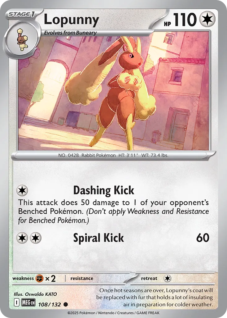 Lopunny 108/132 ME01