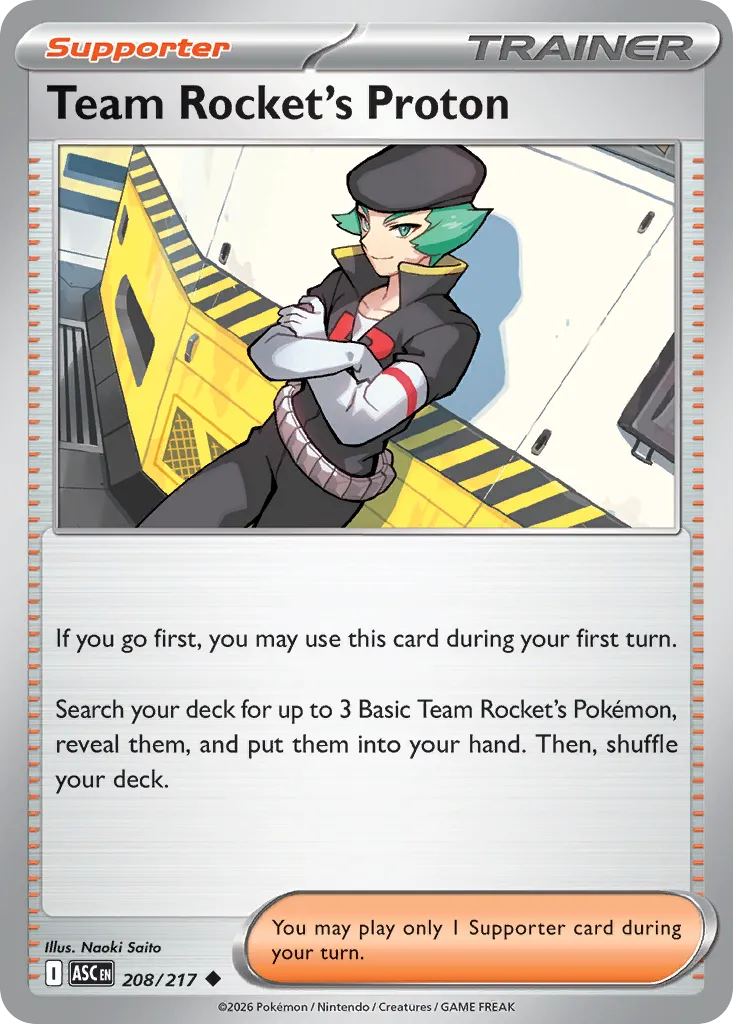 Team Rocket’s Proton 208/217 ME03