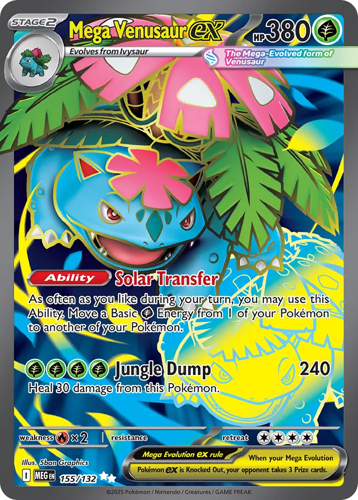 Mega Venusaur ex UR 155/132 ME01