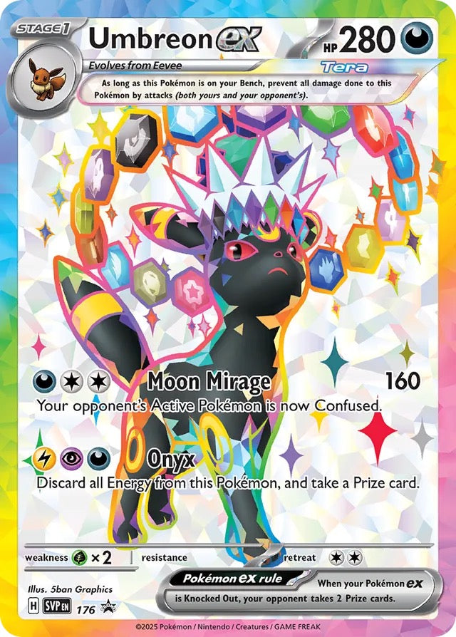 Umbreon EX 176 Scarlet&Violet Promo English NM