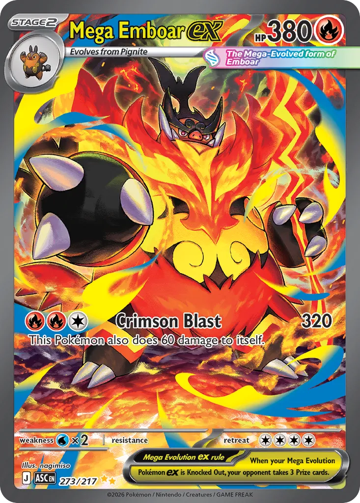 Mega Emboar ex 273/217 ME03
