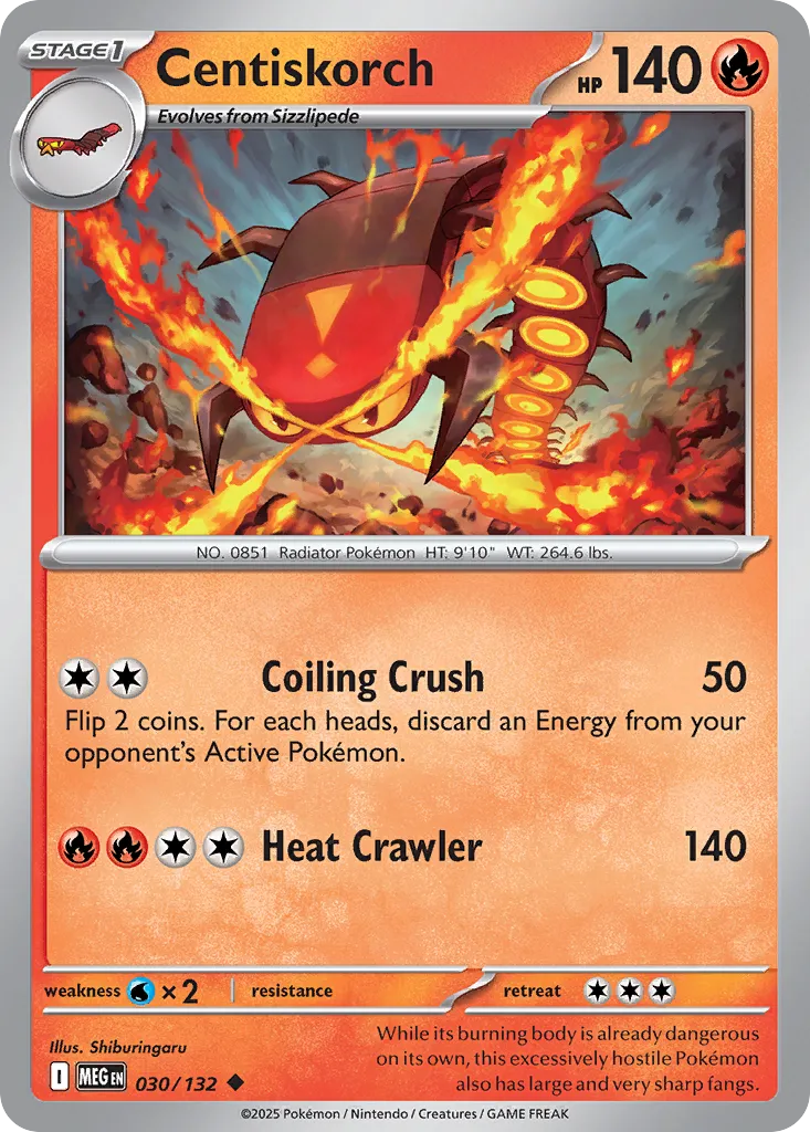 Centiskorch 030/132 ME01