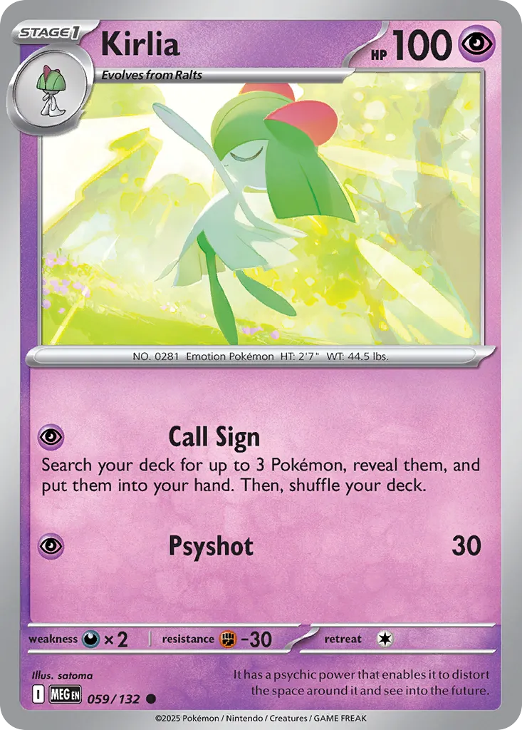Kirlia 059/132 ME01