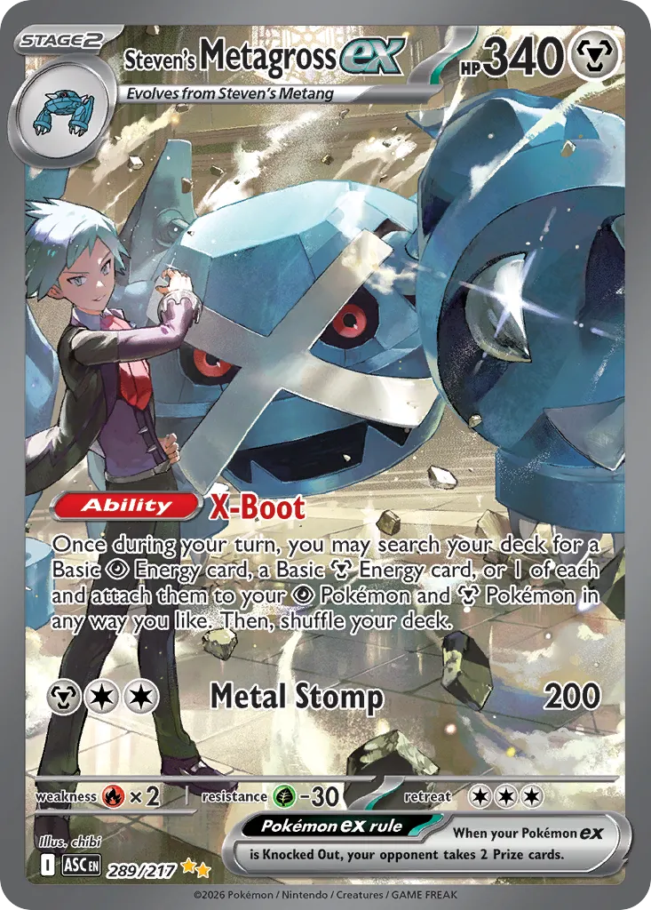 Steven’s Metagross ex 289/217 ME03