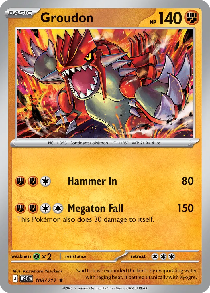 Groudon 108/217 ME03