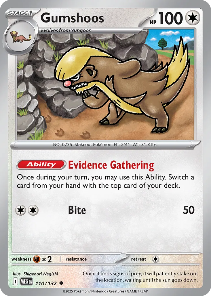Gumshoos 110/132 ME01