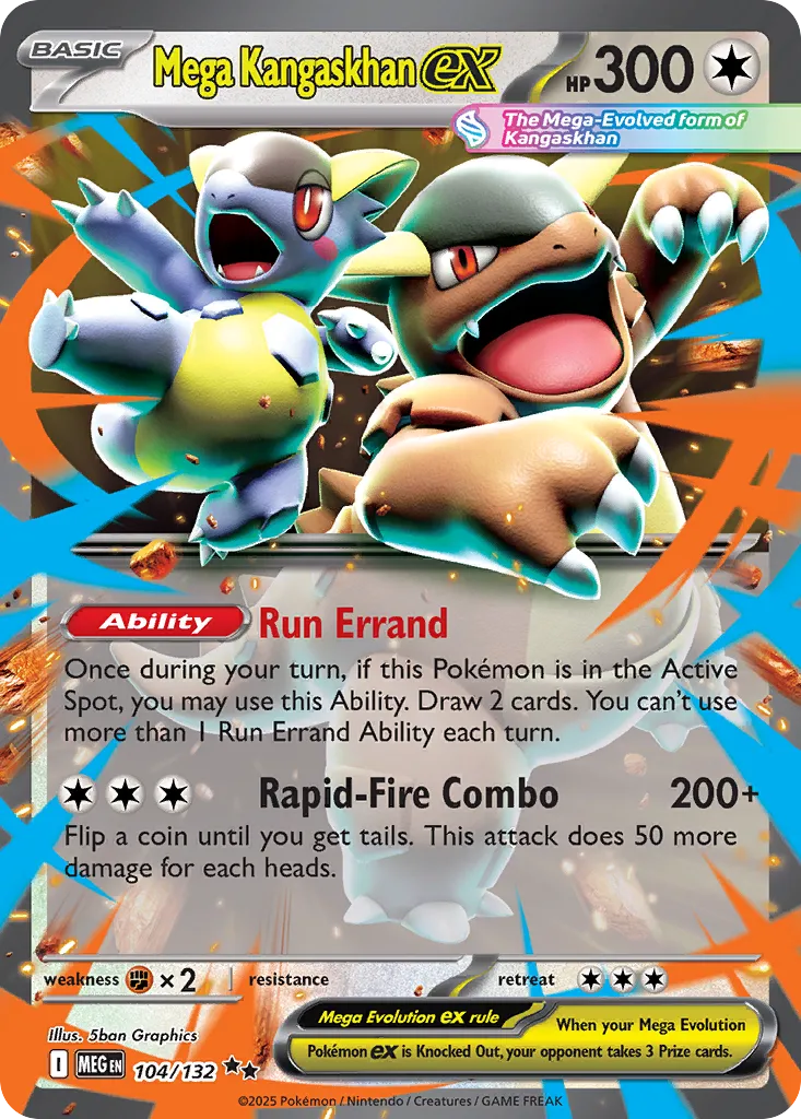 Mega Kangaskhan ex 104/132 ME01
