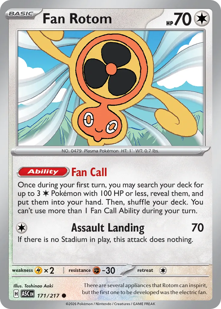 Fan Rotom 171/217 ME03