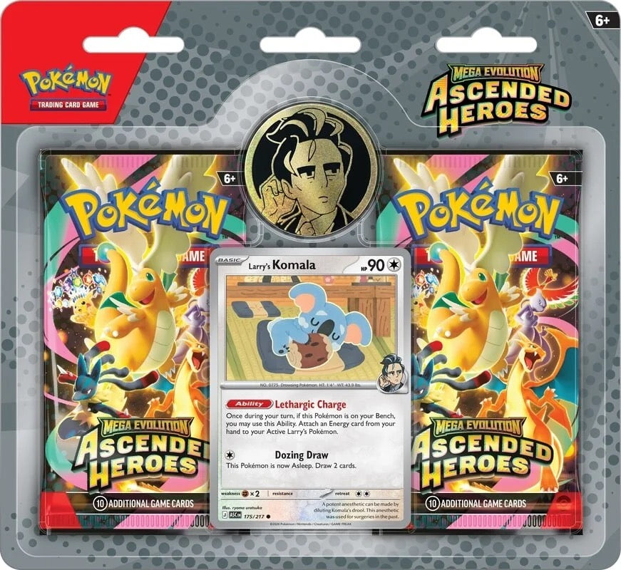 Ascended Heroes 2 Pack Blister Larry's Komala