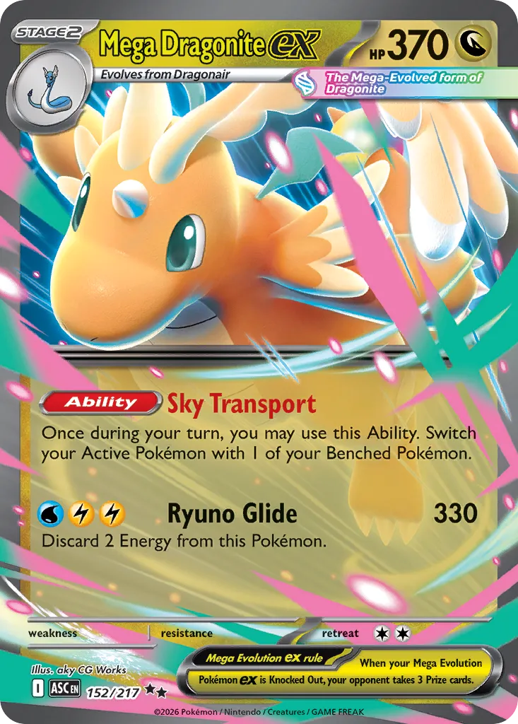 Mega Dragonite ex 152/217 ME03