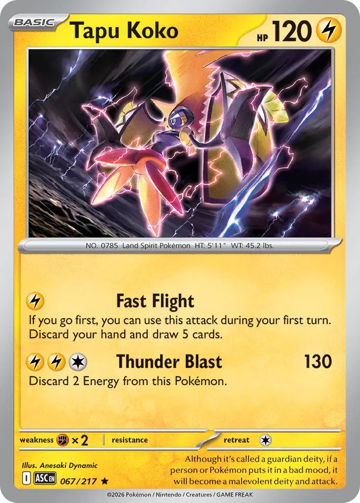 Tapu Koko 067/217 ME03