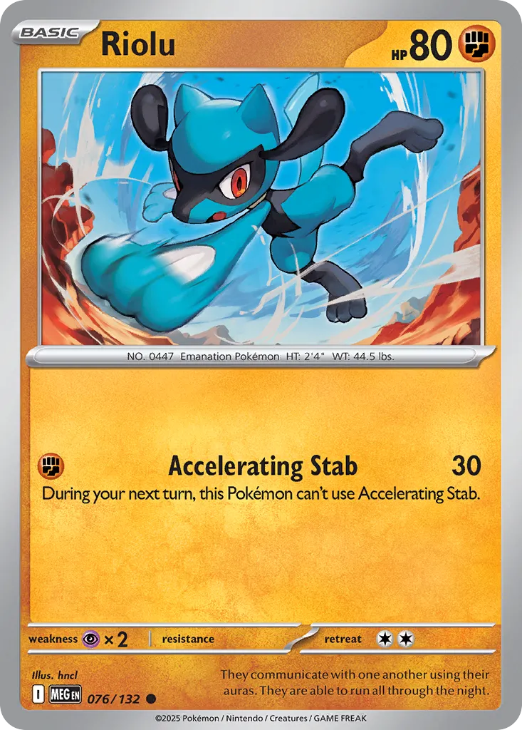 Riolu 076/122 ME01