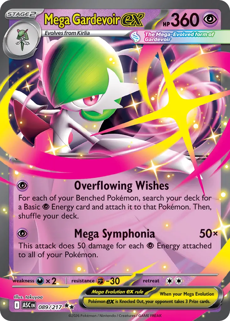 Mega Gardevoir ex 089/217 ME03