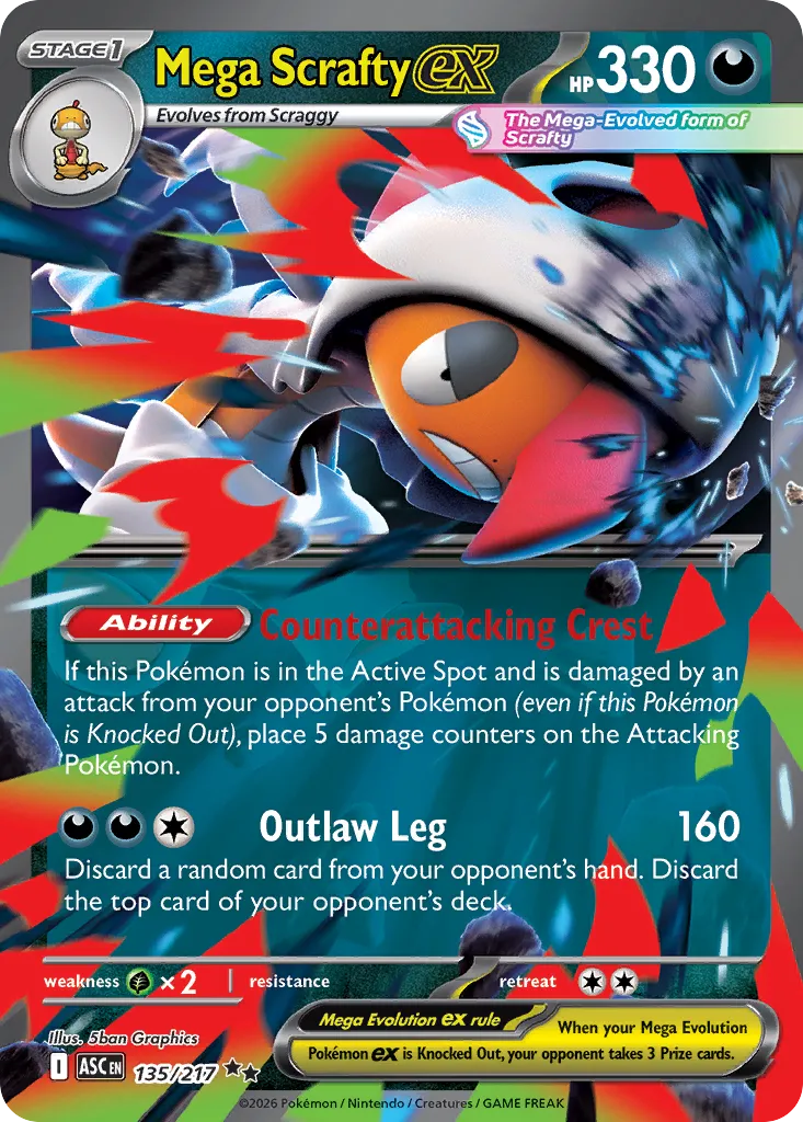 Mega Scrafty ex 135/217 ME03