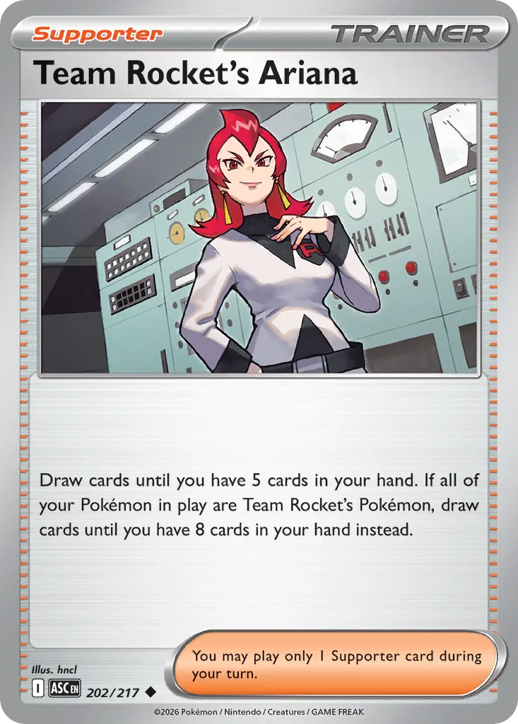 Team Rocket’s Ariana 202/217 ME03