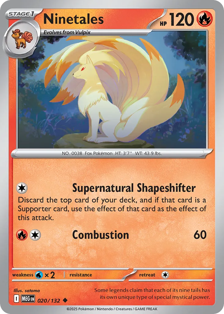 Ninetales 020/132 ME01