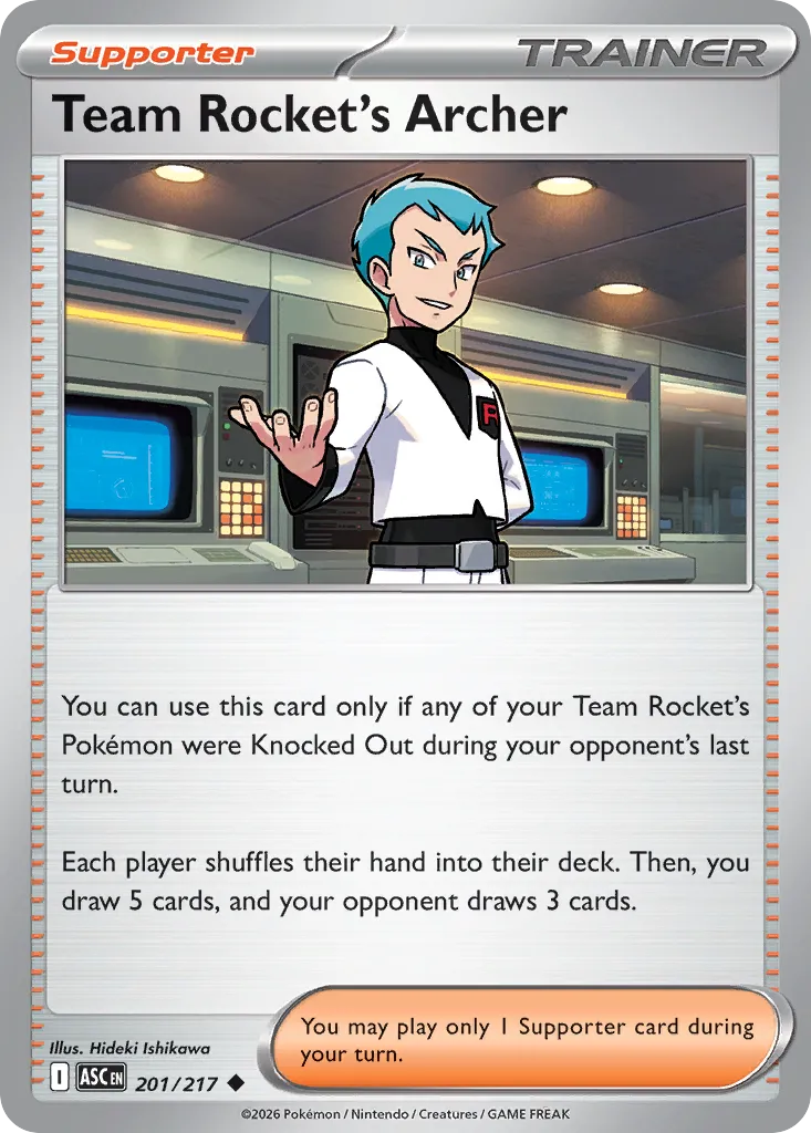 Team Rocket’s Archer 201/217 ME03