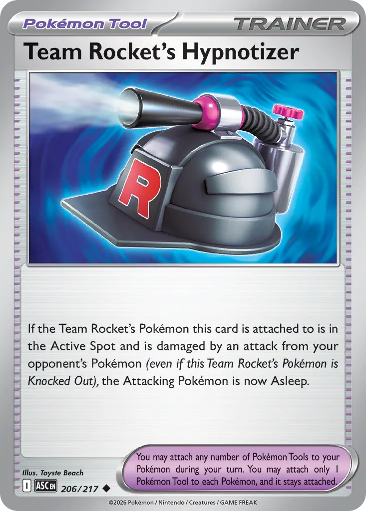 Team Rocket’s Hypnotizer 206/217 ME03