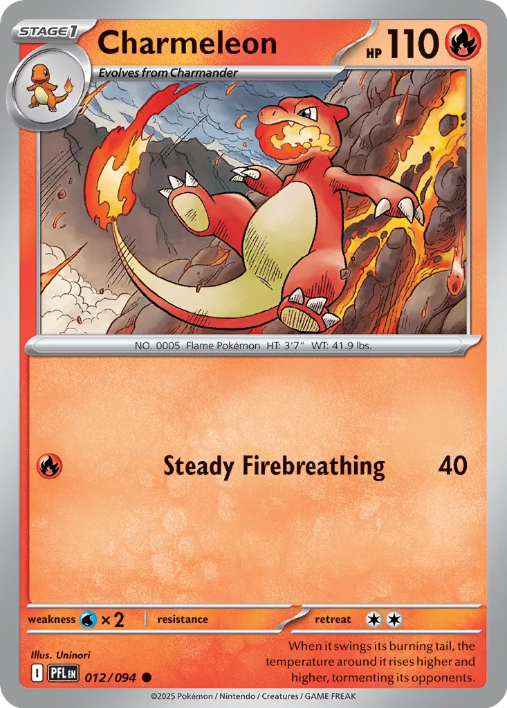 Charmeleon 012/094 ME02