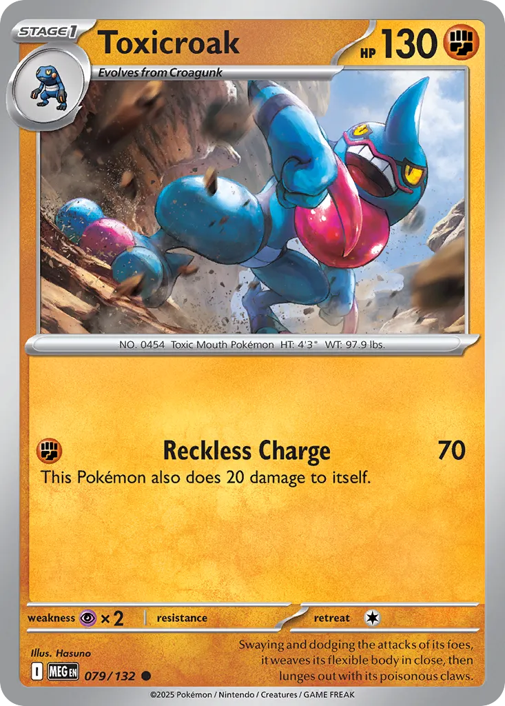 Toxicroak 079/132 ME01