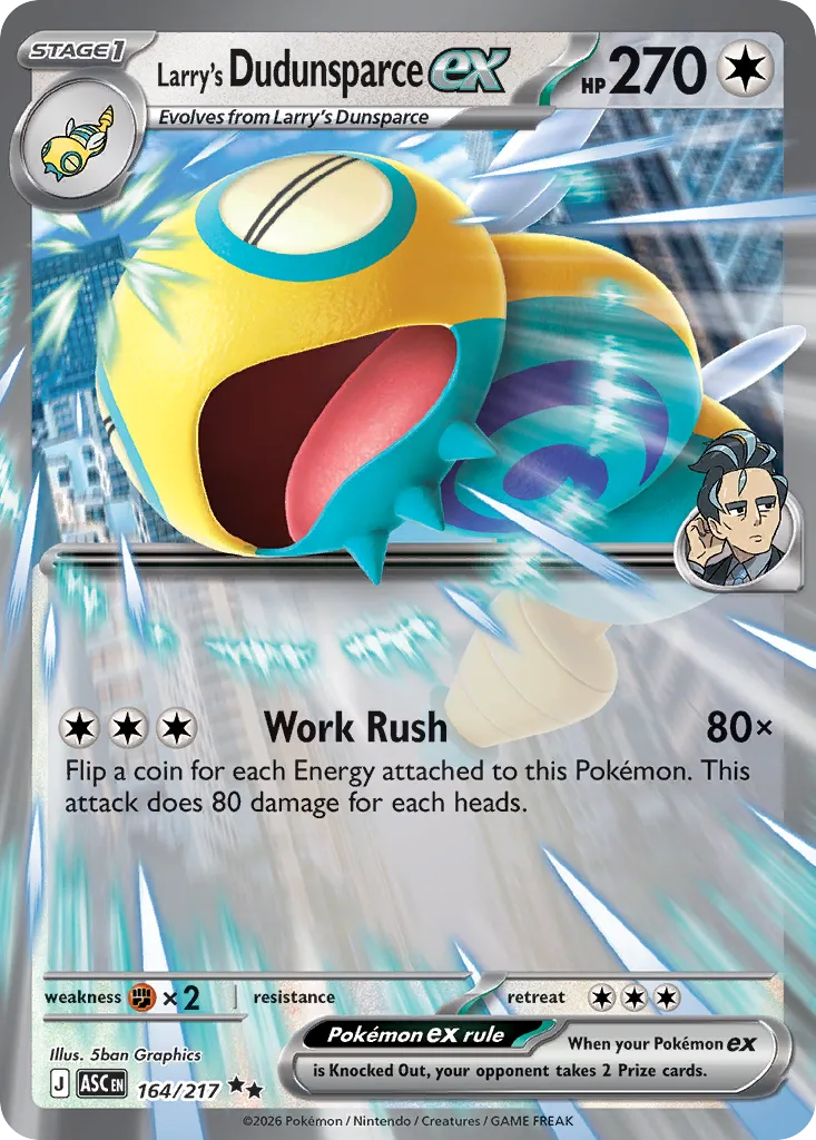 Larry’s Dudunsparce ex 164/217 ME03
