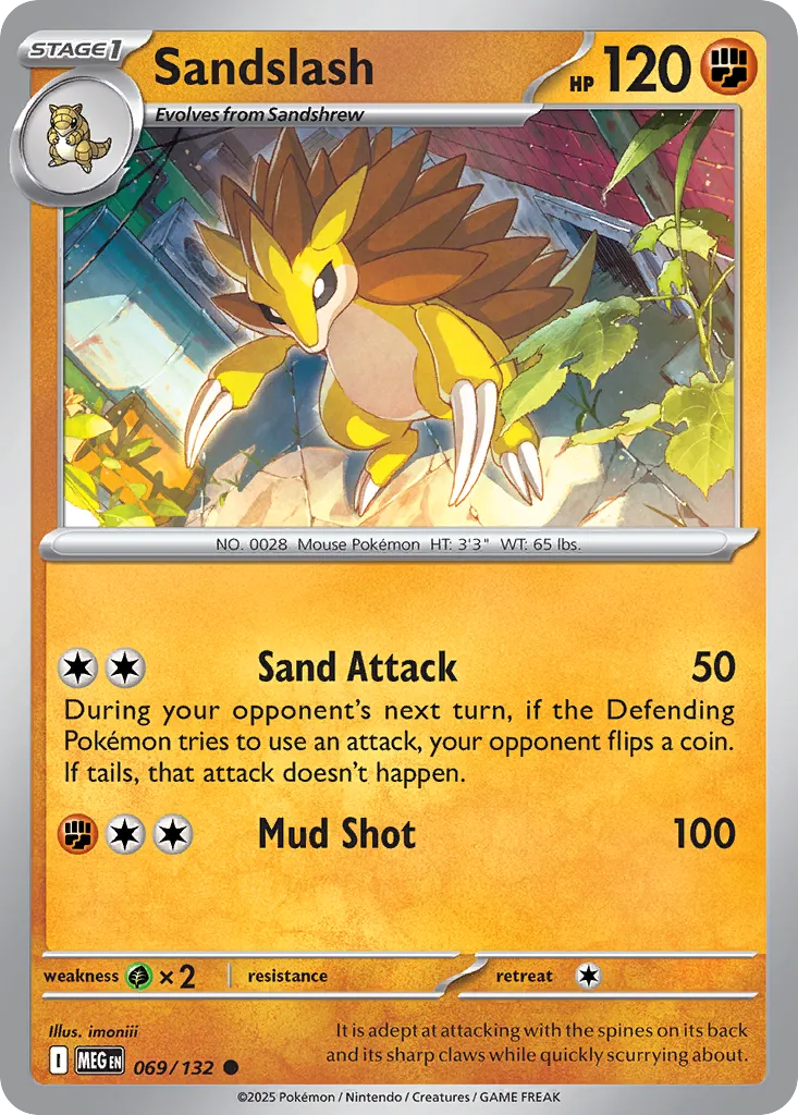 Sandslash 069/132 ME01