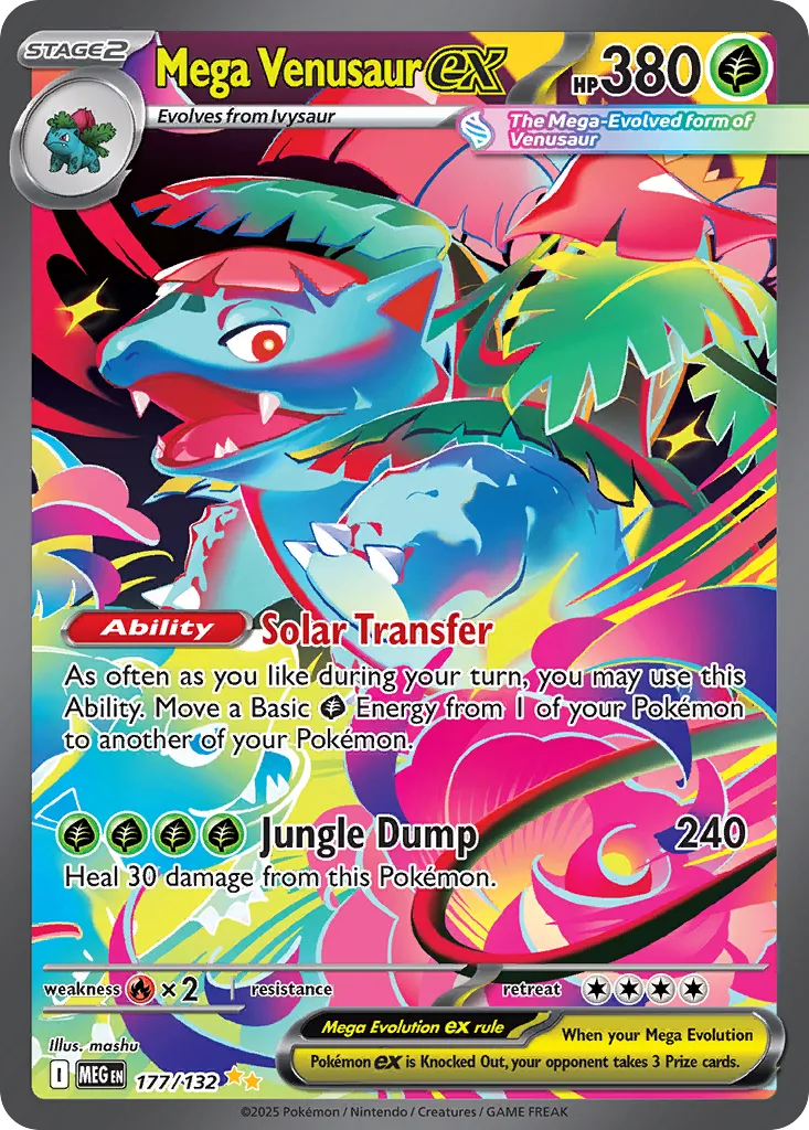 Mega Venusaur ex SIR 177/132 ME01