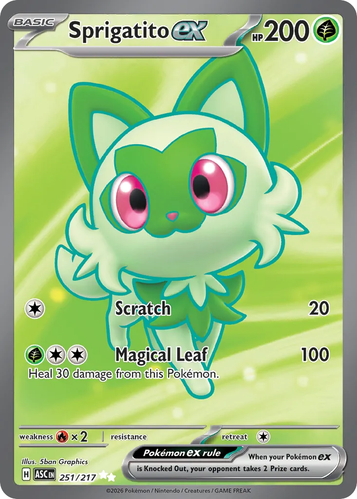 Sprigatito ex 251/217 ME03