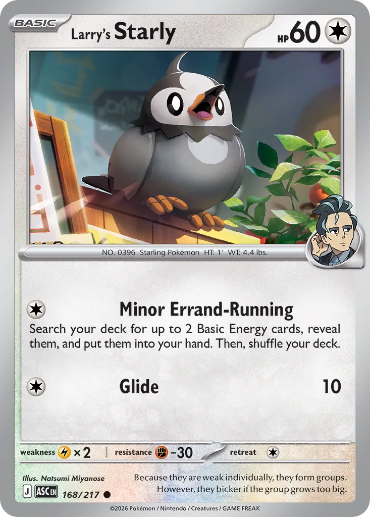 Larry’s Starly 168/217 ME03