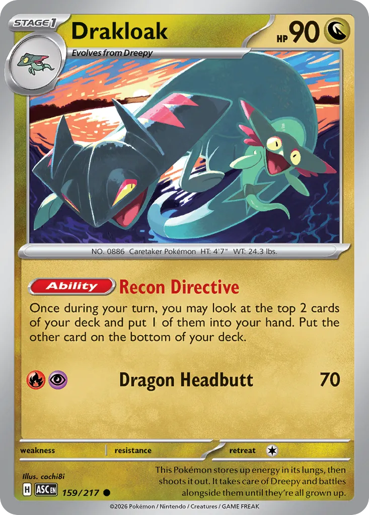 Drakloak 159/217 ME03