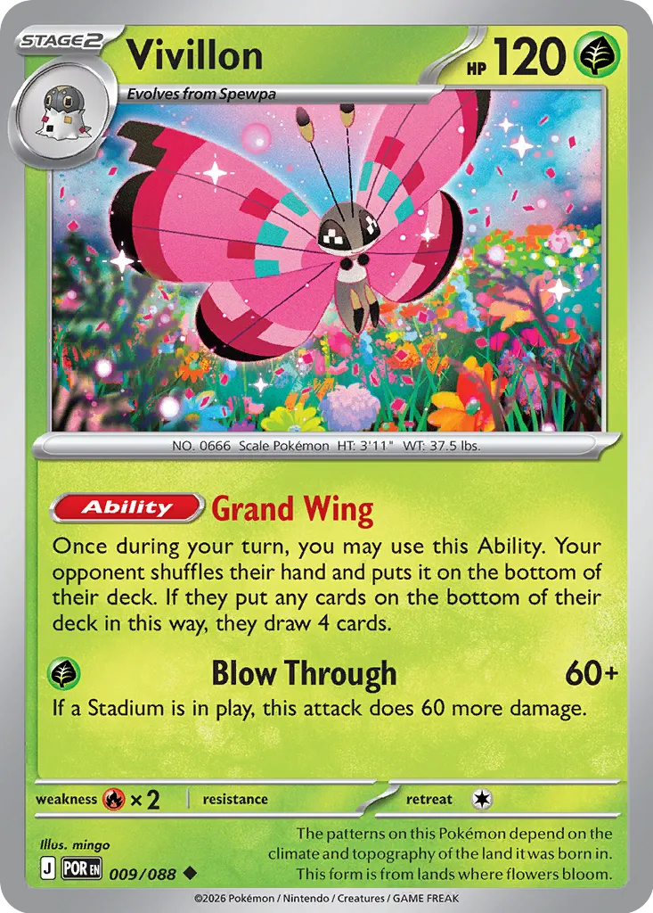 Vivillon 009/088 ME04