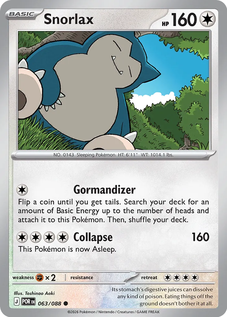 Snorlax 063/088 ME04