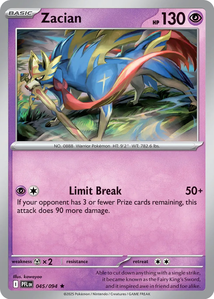 Zacian 045/094 ME02