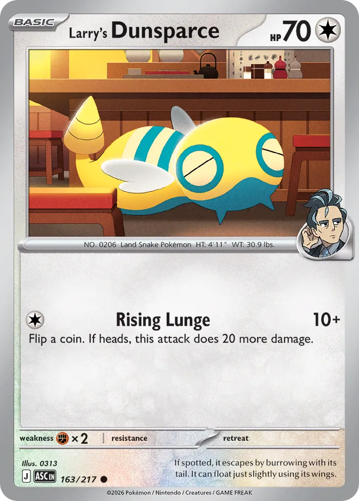 Larry’s Dunsparce 163/217 ME03