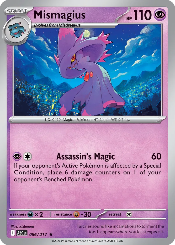 Mismagius 086/217 ME03