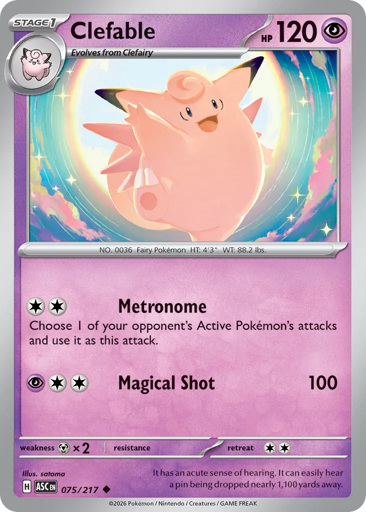 Clefable 075/217 ME03