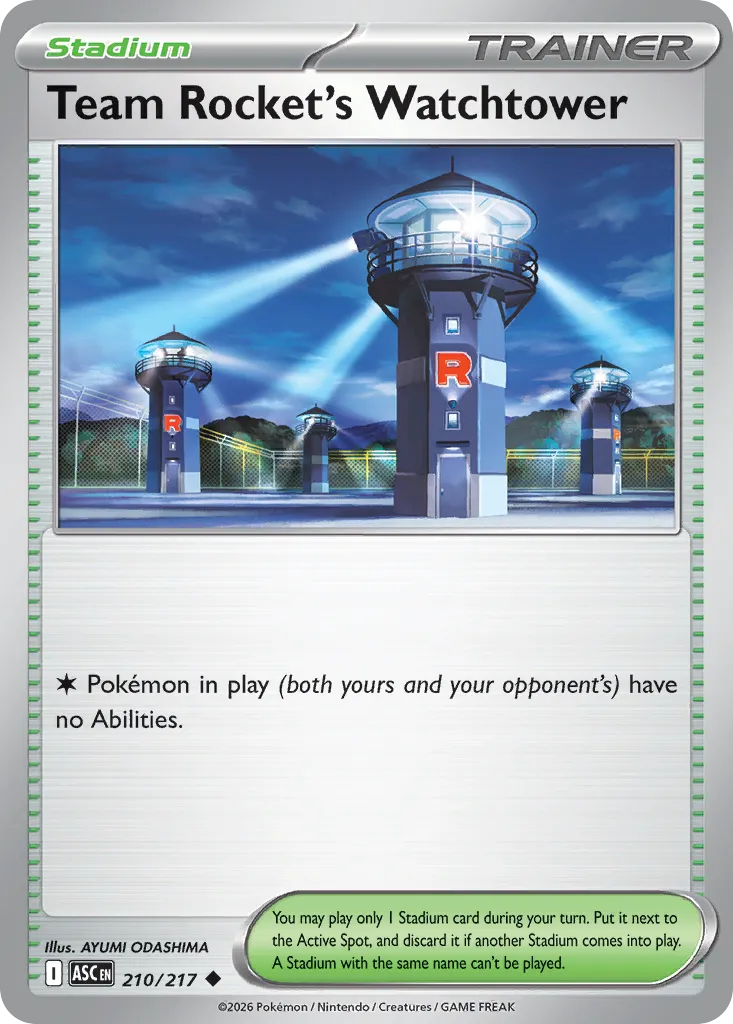 Team Rocket’s Watchtower 210/217 ME03