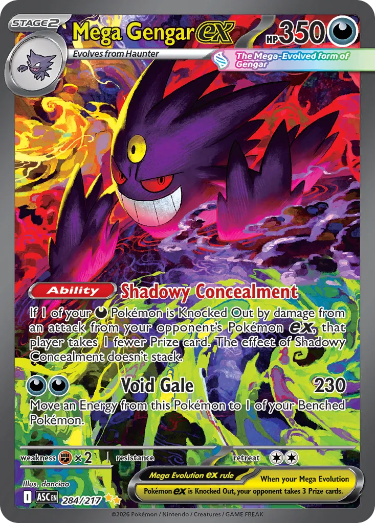 Mega Gengar ex 284/217 ME03