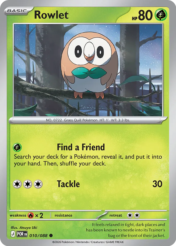 Rowlet 010/088 ME04