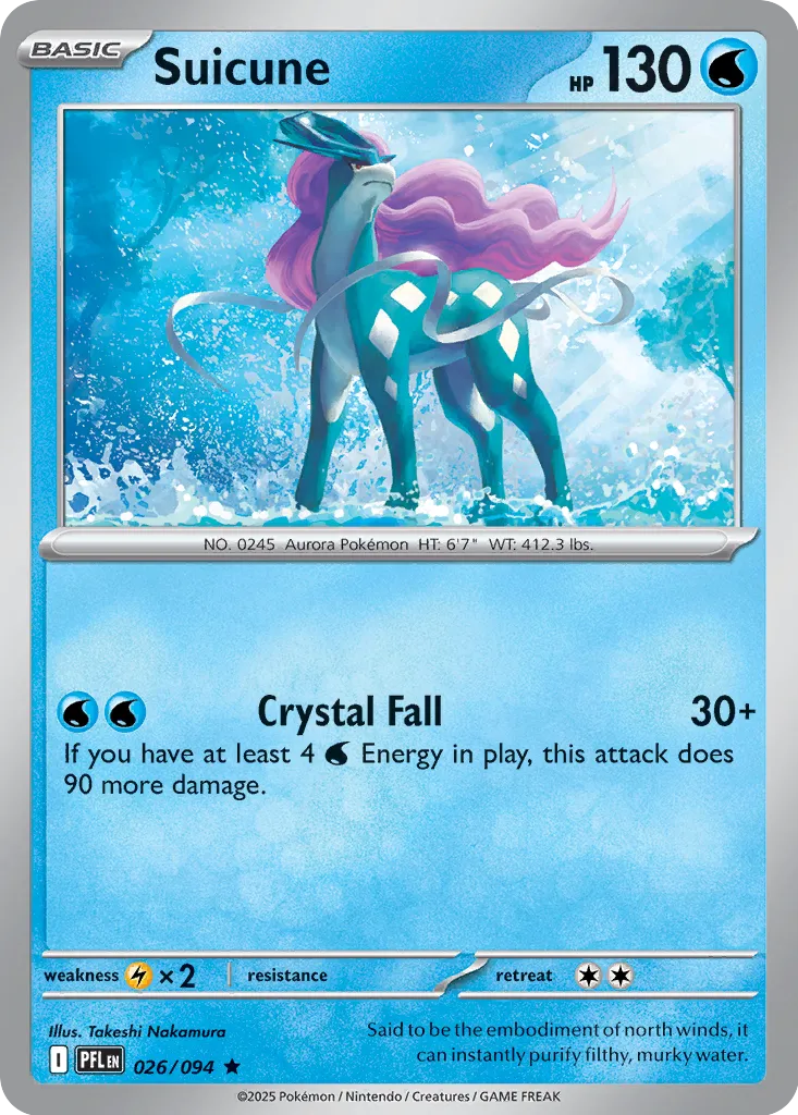 Suicune 026/094 ME02