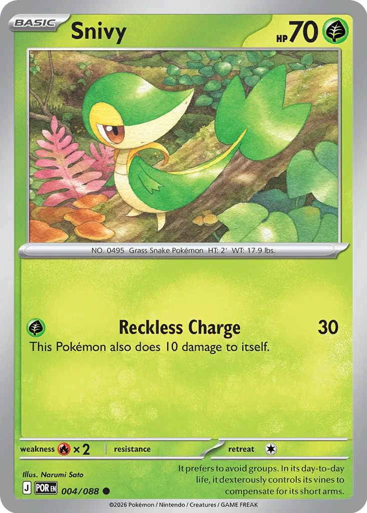 Snivy 004/088 ME04
