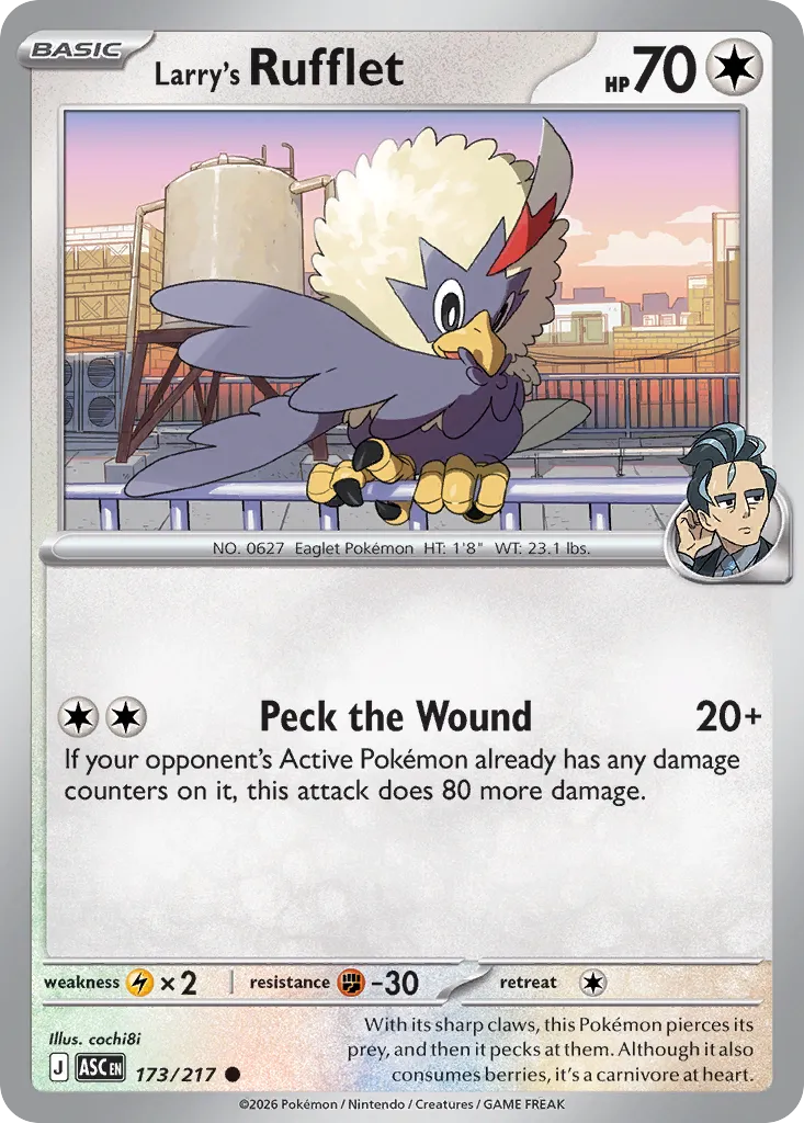Larry’s Rufflet 173/217 ME03