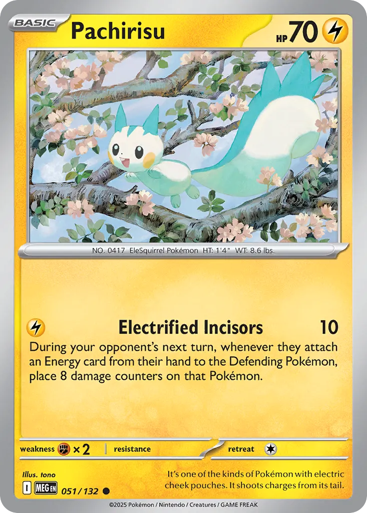 Pachirisu 051/132 ME01