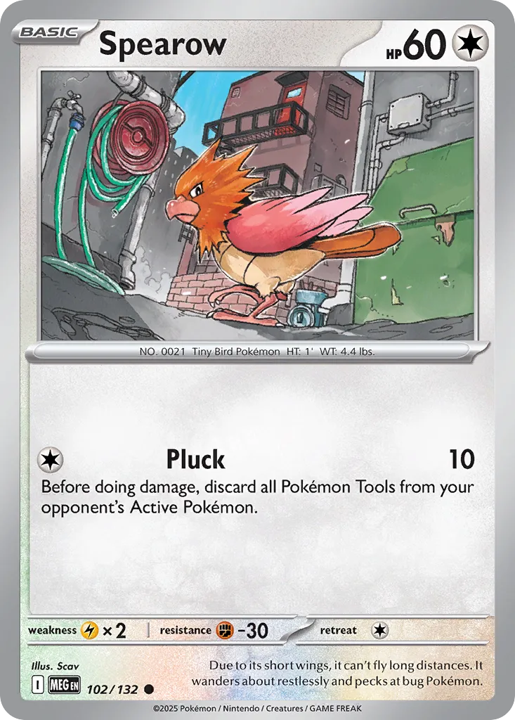 Spearow 102/132 ME01