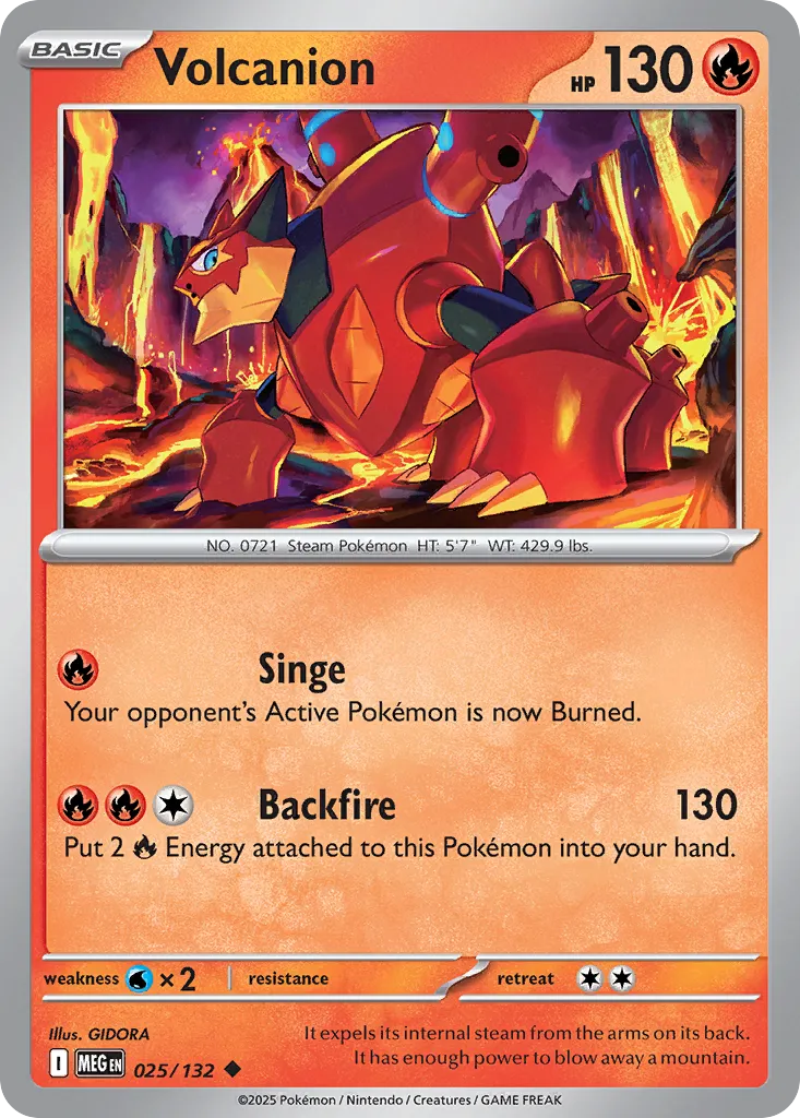 Volcanion 025/132 ME01