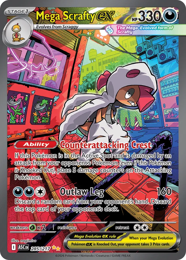 Mega Scrafty ex 285/217 ME03