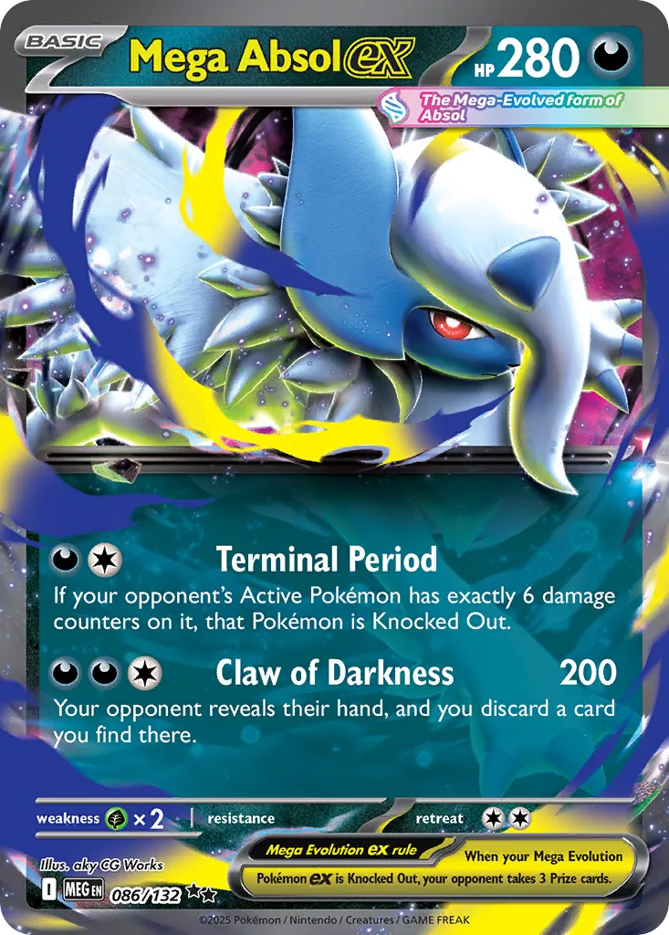 Mega Absol ex 086/132 ME01