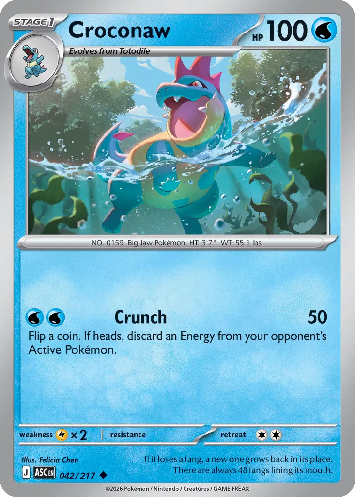Croconaw 042/217 ME03