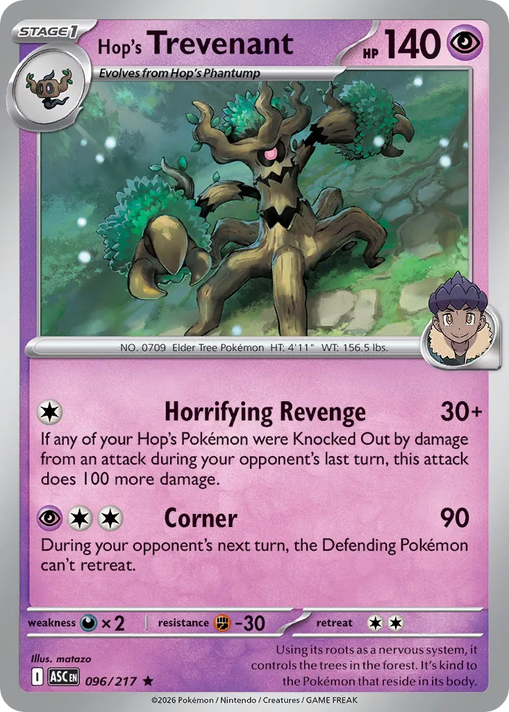 Hop’s Trevenant 096/217 ME03